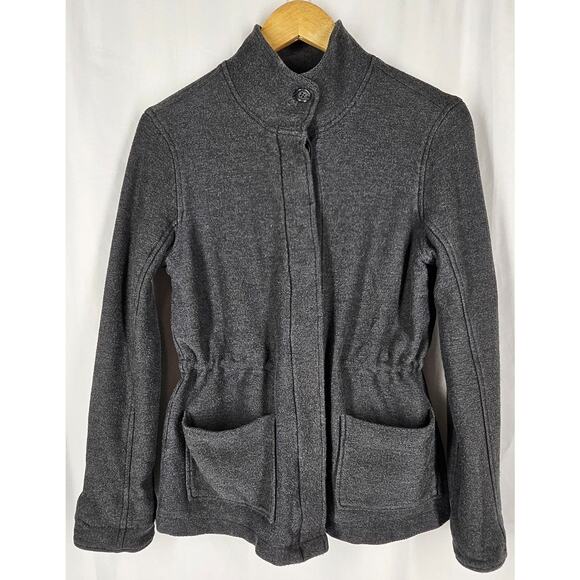 JAMES PERSE WOMEN'S STANDARD STYLE WVV2752 GRAY SWEATER JACKET SIZE 3 - Picture 3 of 12